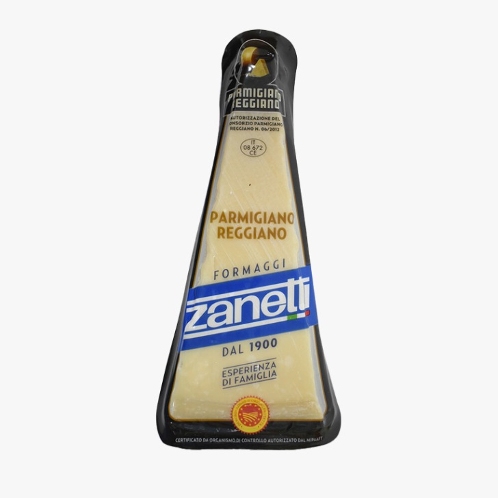 Queso Parmigiano Reggiano Zanetti - Cuña o Rueda (Venta por peso)